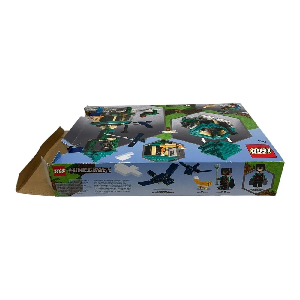 LEGO Minecraft The Sky Tower 21173 565 Pieces Box Instructions Missing 1 Part